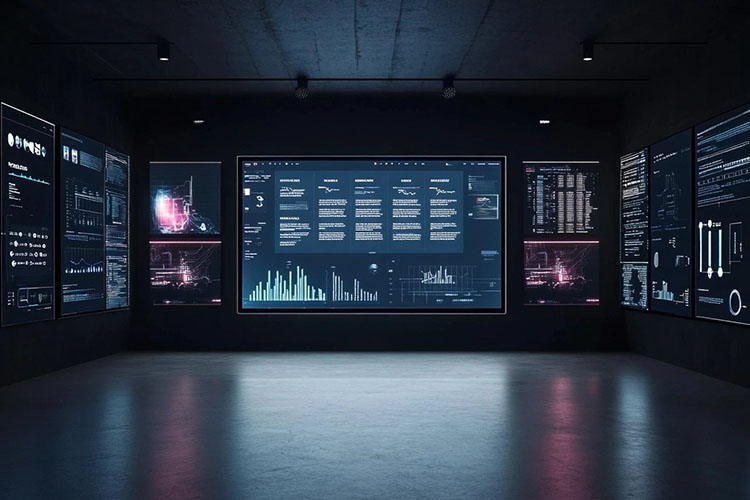 數字互動墻數據可視化